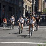 Bicyclists take to the streets last year